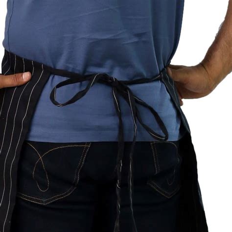 Black Pinstripe Bistro Apron Sale Restaurant Linen Store