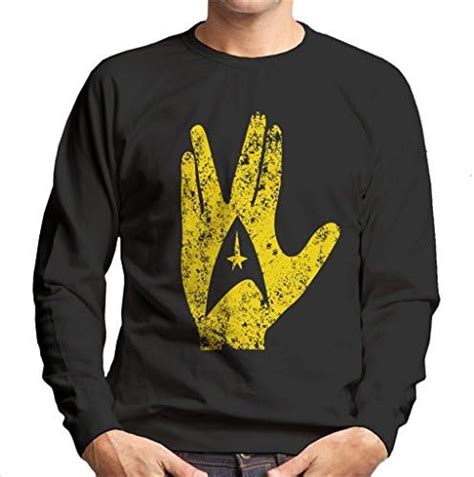 Star Trek Klingon Salute Hand Men's Sweatshirt : Amazon.de: Fashion