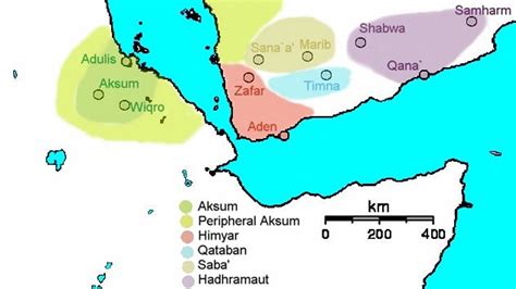 Mapa Del Reino De Aksum