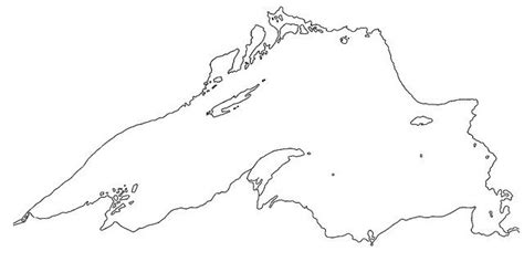 Lake Superior Map Outline