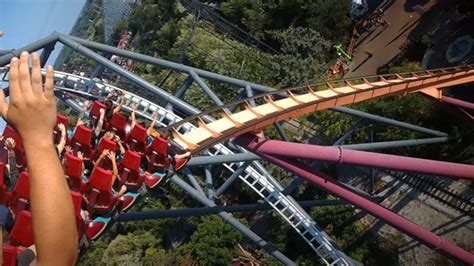 Raging Bull Six Flags Great America Back Row 4k Hd Pov August