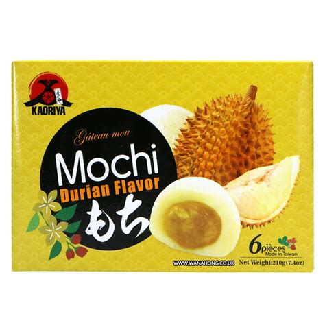 Kaoriya Taiwan Mochi Durian 210g WaNaHong