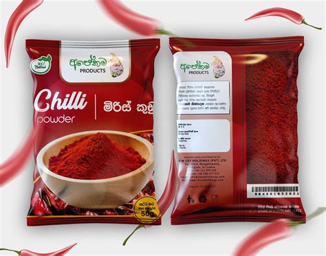 Chilli Powder Packaging Design On Behance