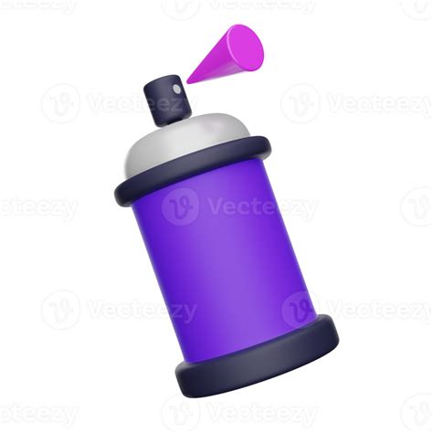 D Graphic Design Spray Paint Bottle Icon Png