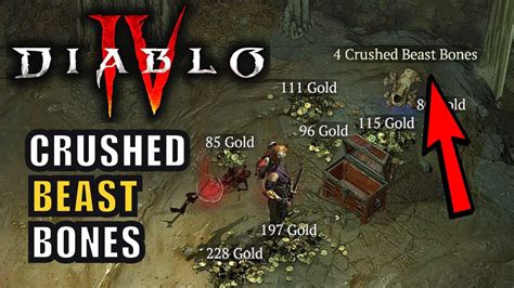 Crushed Beast Bones Min Farming Guide Diablo Youtube