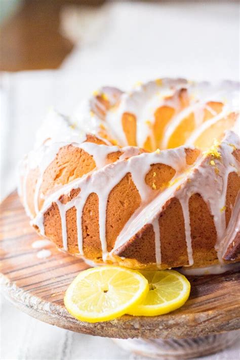 Lemon Cream Cheese Bundt Cake Recipe