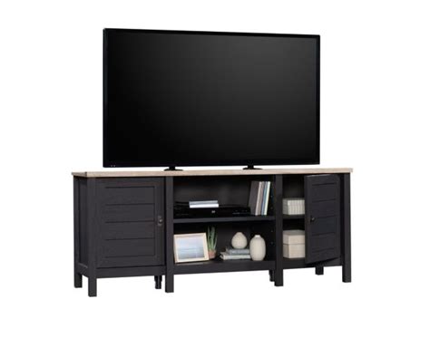 Sauder Cottage Road Black Media Console Homemakers