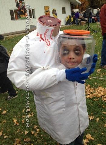 Head In A Mason Jar Optical Illusion Costume Baby Girl Halloween