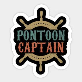 Pontoon Captain Pontoon Captain T Shirt TeePublic Boat Captain