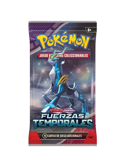 Pok Mon Tcg Sobre En Blister Escarlata Y P Rpura Fuerzas Temporales