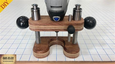 Diy Plunge Router Attachment For Dremel And Etc Rotary Tools Dremel