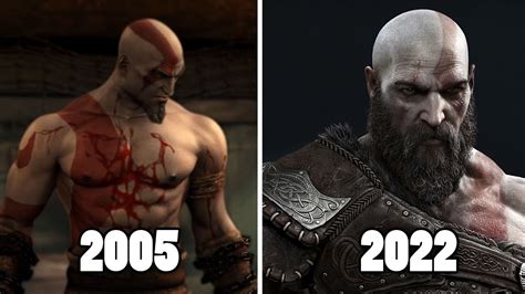 Evolution Of God Of War Games Then Vs Now Youtube