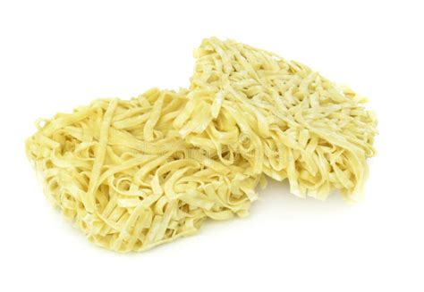 Two Blocks Of Dried Egg Noodles Stock Photo Image Of Healthy