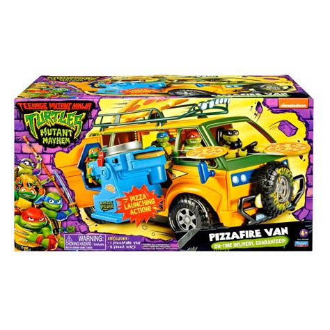 Teenage Mutant Ninja Turtles Mutant Mayhem Movie Pizzafire Van With