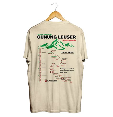 Jual Infinide Infinide T Shirt Original Jalur Pendakian Gunung Leuser