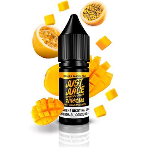 Just Juice Nic Salt Mango And Passion Fruit 10ml Mundo Vapor