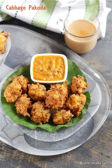 Cabbage Pakoda Cabbage Pakora Recipe Udupi Recipes