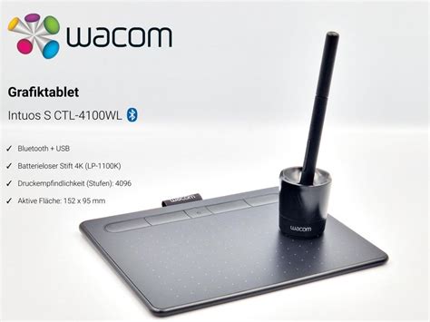 Wacom Intuos S CTL 4100WL Bluetooth Grafiktablet Kaufen Auf Ricardo