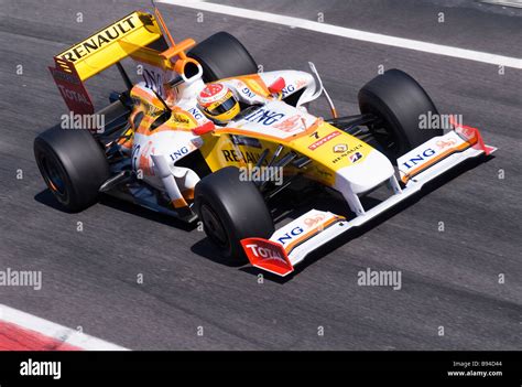 Fernando Alonso Esp In The Renault R29 Racecar During Formula 1 Testing