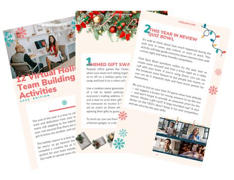 Virtual Holiday Team Building Activities To Connect Your Team This Season