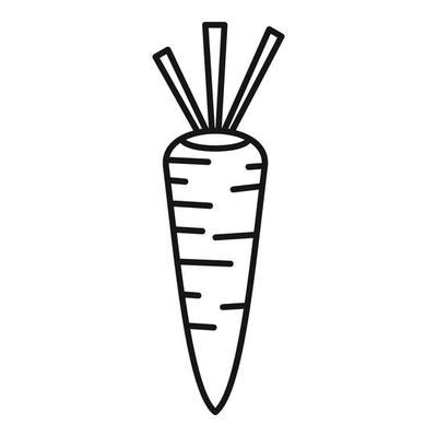 Carrot Outline Vector Art, Icons, and Graphics for Free Download