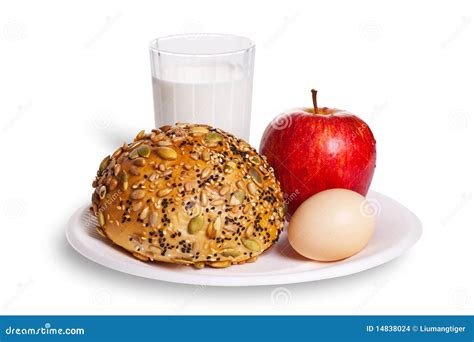 Healthy Breakfast Color Palette Swatches Royalty Free Stock Image