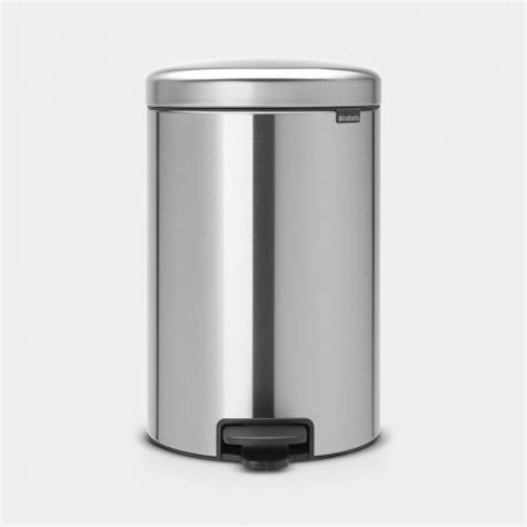 Treteimer NewIcon 20 Liter Matt Steel Brabantia