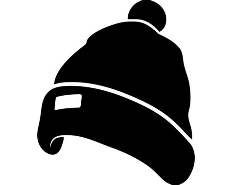 Beanie Svg Image Dxf Beanie Hat Picture Knitted Cap Pdf Clip Art