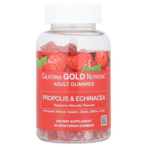 California Gold Nutrition Propolis And Echinacea Gummies Natural