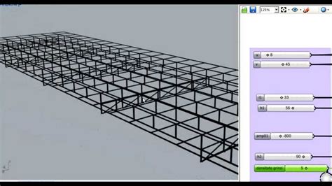 3d Parametric Truss In Grasshopper Youtube