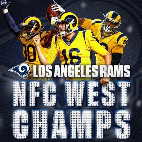 Rams Win Nfc West 2nd Year In A Row Losangelesrams