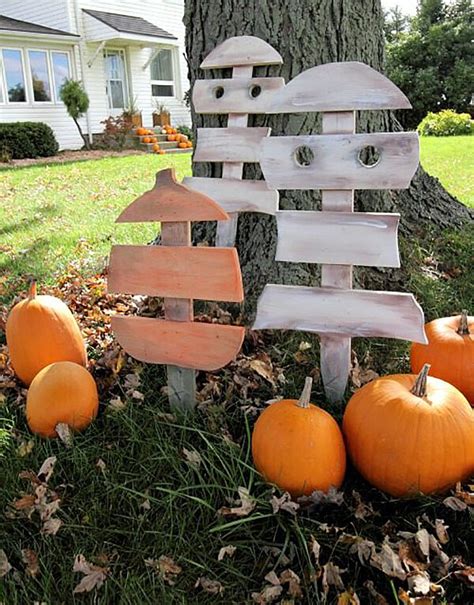 83 Diy Halloween Outdoor Decorations Porch And Yard Crafts