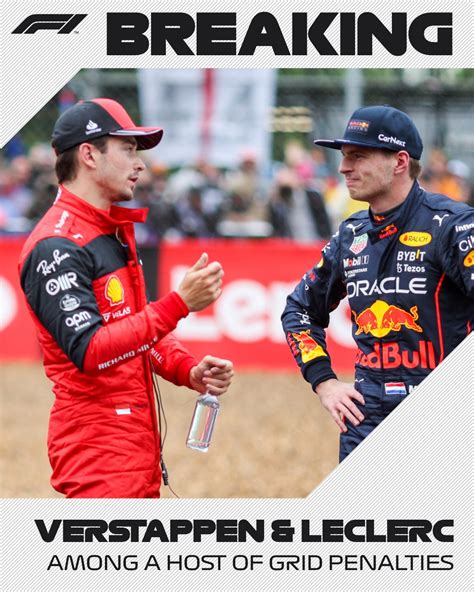 Formula 1 On Twitter BREAKING Max Verstappen Charles Leclerc Lando