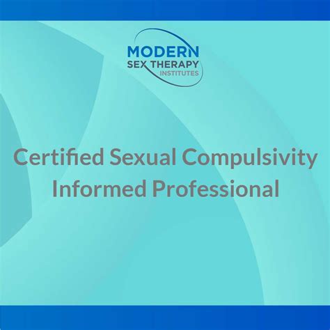 Sex Therapy Certification Modern Sex Therapy Institutes