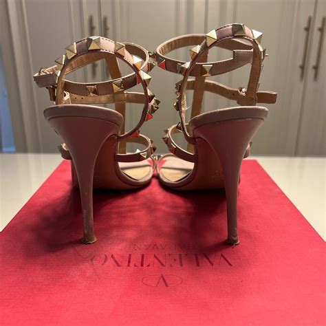 Valentino Rockstud Heels Nude Size Need Depop