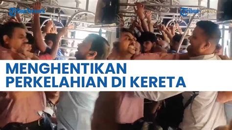 Aksi Perkelahian Penumpang Berhasil Dihentikan Pria Heroik YouTube