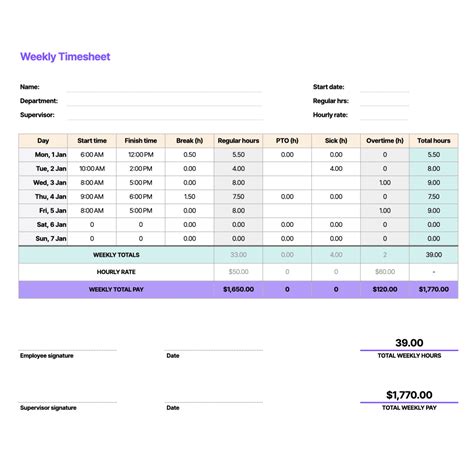 Darmowy Szablon Arkusza Czasu Pracy Excel Pdf Do Wydruku Timeular