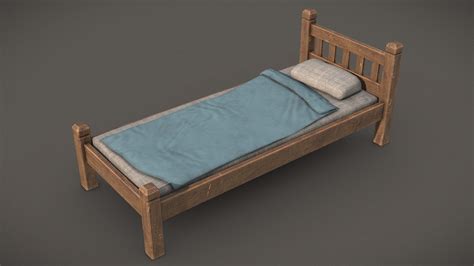 Old Bed Download Free 3d Model By Donnichols [210be84] Sketchfab