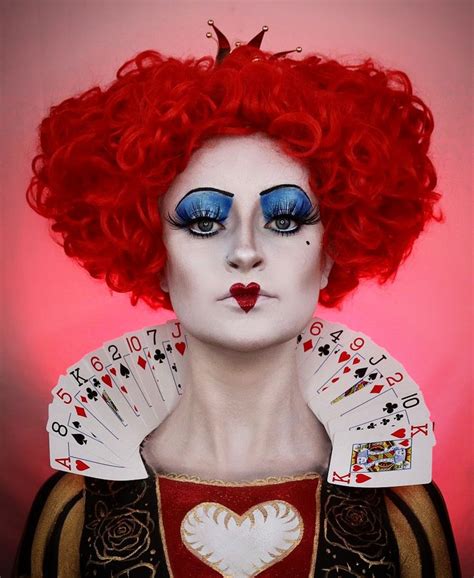 Alice In Wonderland Queen Of Hearts Makeup