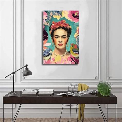 Frida Kahlo Affiche Art Mur Art Décor Toile Affiche Et Imprime Pas De