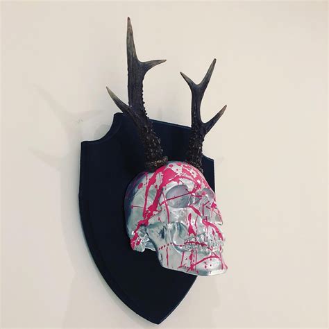 Mounted Antler Skull - Haus of Skulls