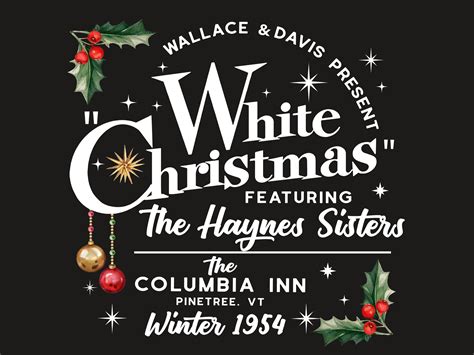 White Christmas Movie Png, Wallace and Davis Haynes Png, White