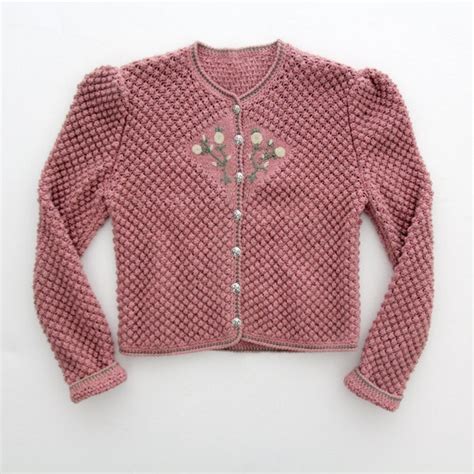 Cropped Austrian Sweater Etsy