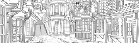 Diagon Alley Sketch At Paintingvalley Explore Collection Of