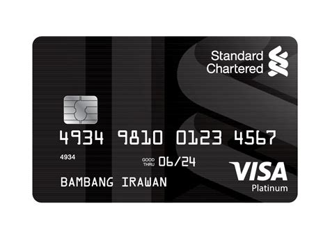 Kartu Kredit Standard Chartered Black Platinum Visa Cermati