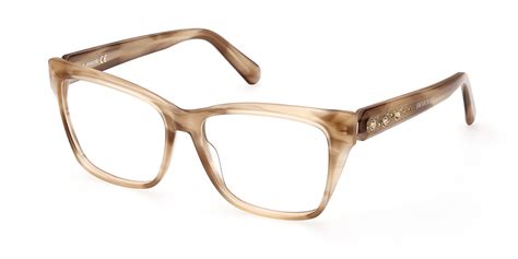 Swarovski Sk5468 047 Eyeglasses In Pattern Light Brown Smartbuyglasses Usa