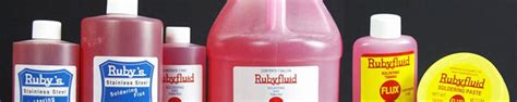 Rubyfluid Liquid And Paste Flux Superior Flux Mfg Co