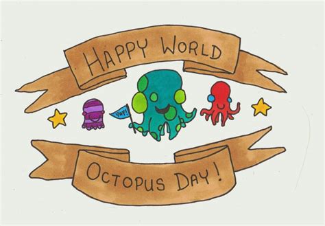 World Octopus Day 2024 Date In India - Roxi Wendie