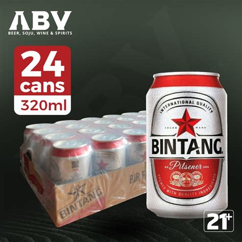 Jual Bir Bintang Kaleng 320 Ml 24 Kaleng Indonesia Shopee Indonesia