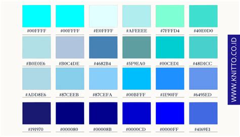 10 Macam Macam Warna Biru Yang Populer Dalam Fashion Cek